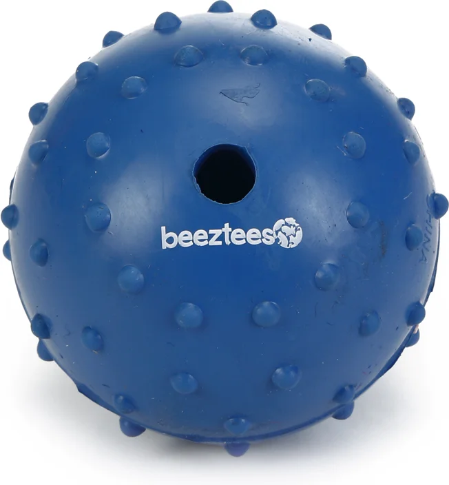 Beeztees speelbal Massief nummer 7 blauw D 7 cm