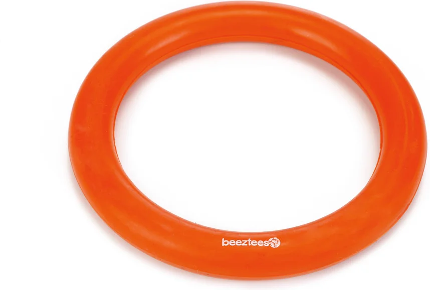 Beeztees hondenspeelgoed ring oranje D 15 cm
