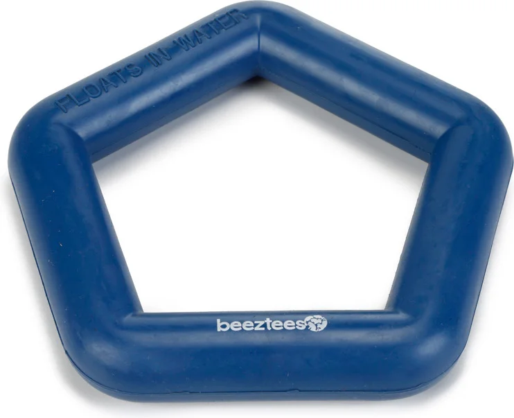 Beeztees hondenspeelgoed ring blauw 15 x 15 cm