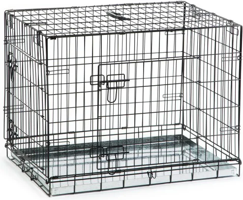 Beeztees hondenbench 2-deurs zwart 78 x 55 x 61 cm