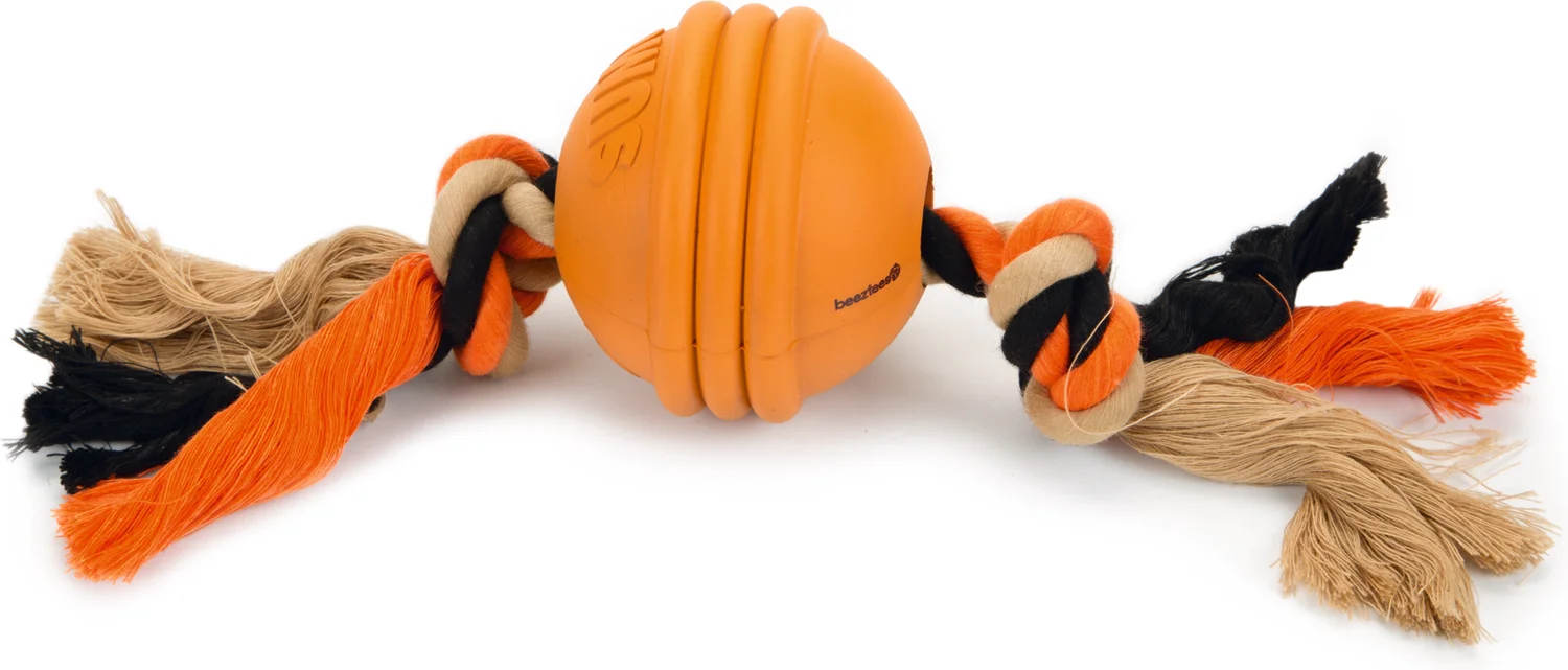 Beeztees speelbal Sumo Fit Ball oranje 31,8 x 7,9 x 7,9 cm