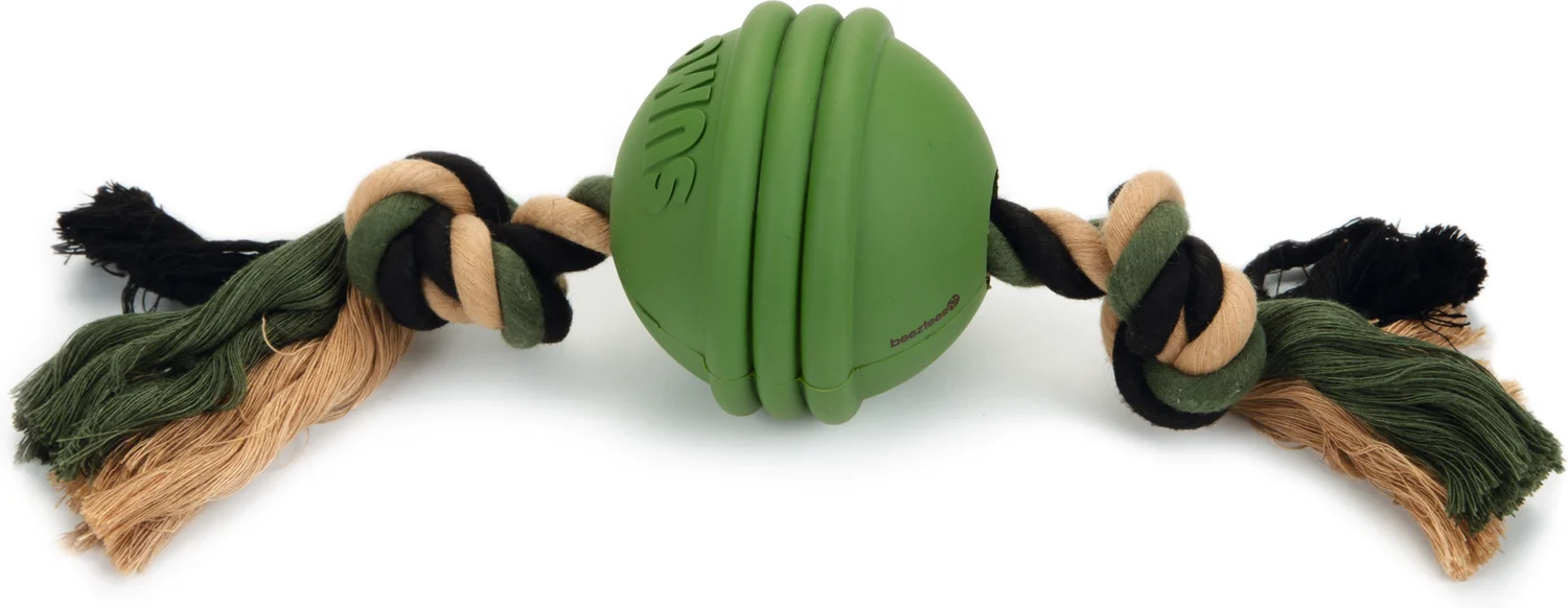 Beeztees speelbal Sumo Fit Ball groen 31,8 x 7,9 x 7,9 cm
