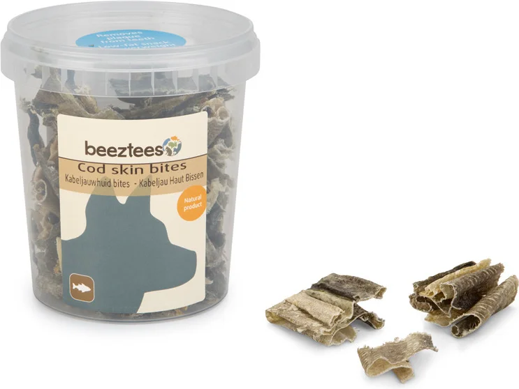 Beeztees kabeljauwhuid bites 75 g
