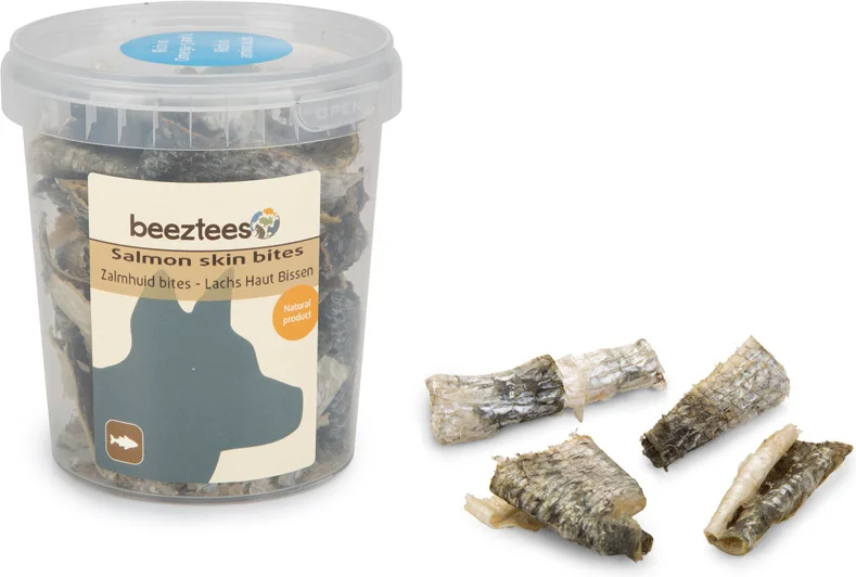 Beeztees zalmhuid bites 75 g