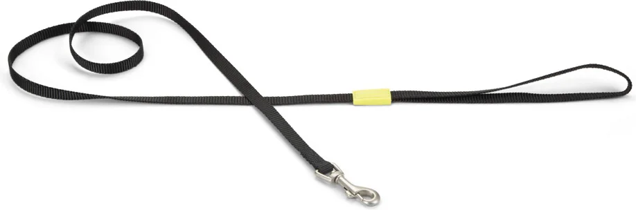 Beeztees hondenriem Uni zwart 120 x 1 cm