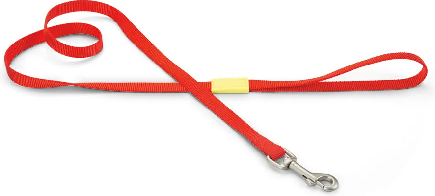 Beeztees hondenriem Uni rood 120 x 1,5 cm