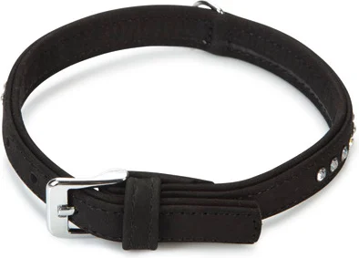 Beeztees hondenhalsband Buffalo zwart 40 x 1,7 cm