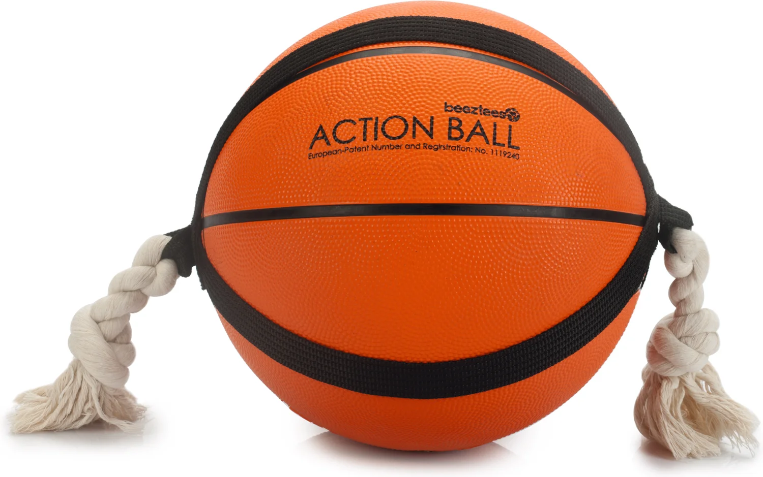 Beeztees basketbal met touw Action D 24 H 24 cm