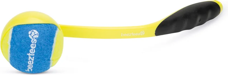 Beeztees ballenwerper Fetch geel 31 cm