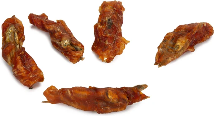 Beeztees hondensnack gedroogd visje met kip 200 g