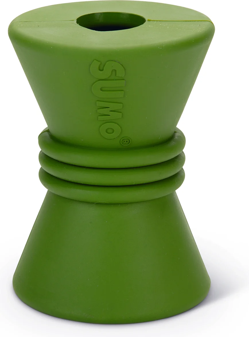 Beeztees kauwspeelgoed Sumo Play Diabolo groen D 7 H 10 cm