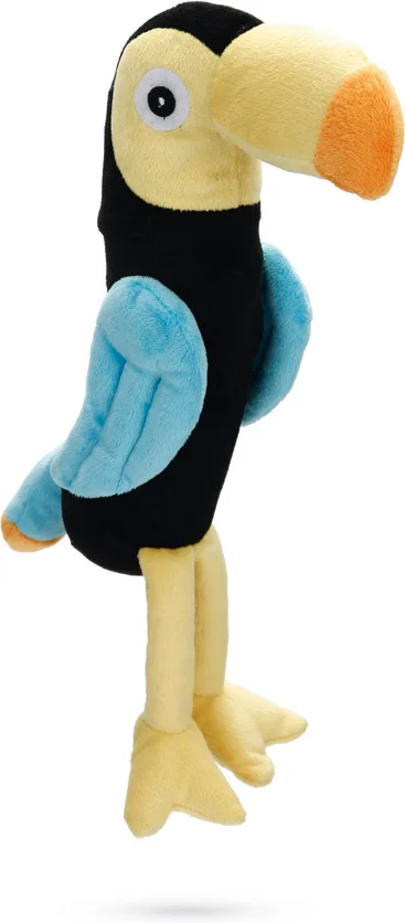 Beeztees hondenspeelgoed knuffel toekan multi 38 x 12 x 8 cm