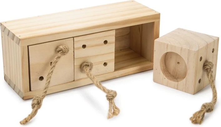 Beeztees knaagdierenspeelgoed Ibor naturel 20 x 7 x 8 cm