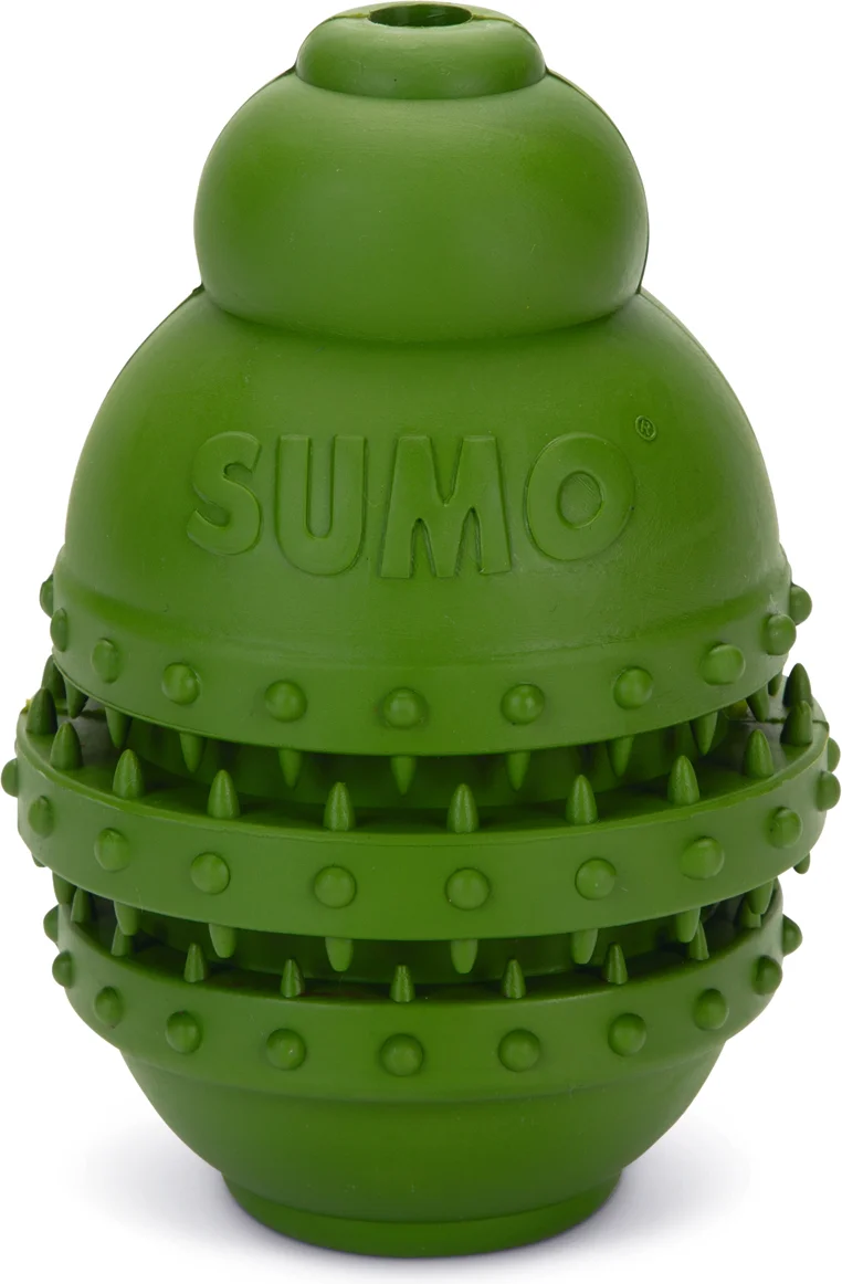 Beeztees kauwspeelgoed Sumo Play large groen D 10 H 15 cm