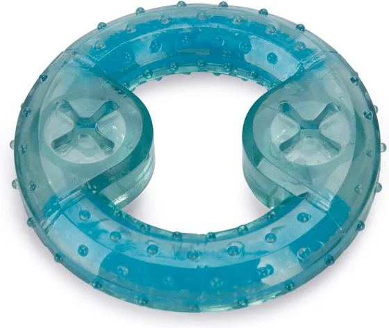 Beeztees kauwring Lou blauw D 10 H 2,3 cm