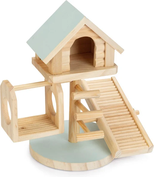 Beeztees knaagdierhuis Lovy groen 21 x 15,5 x 21 cm