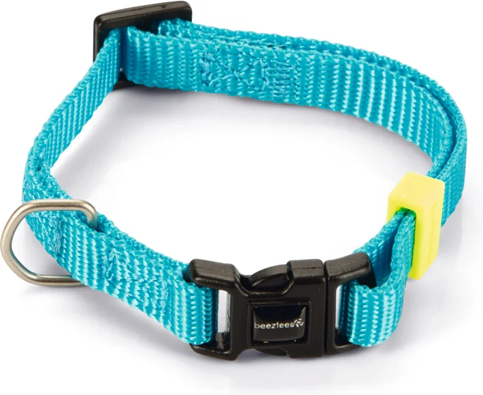 Beeztees hondenhalsband Uni blauw 20-30 x 1 cm