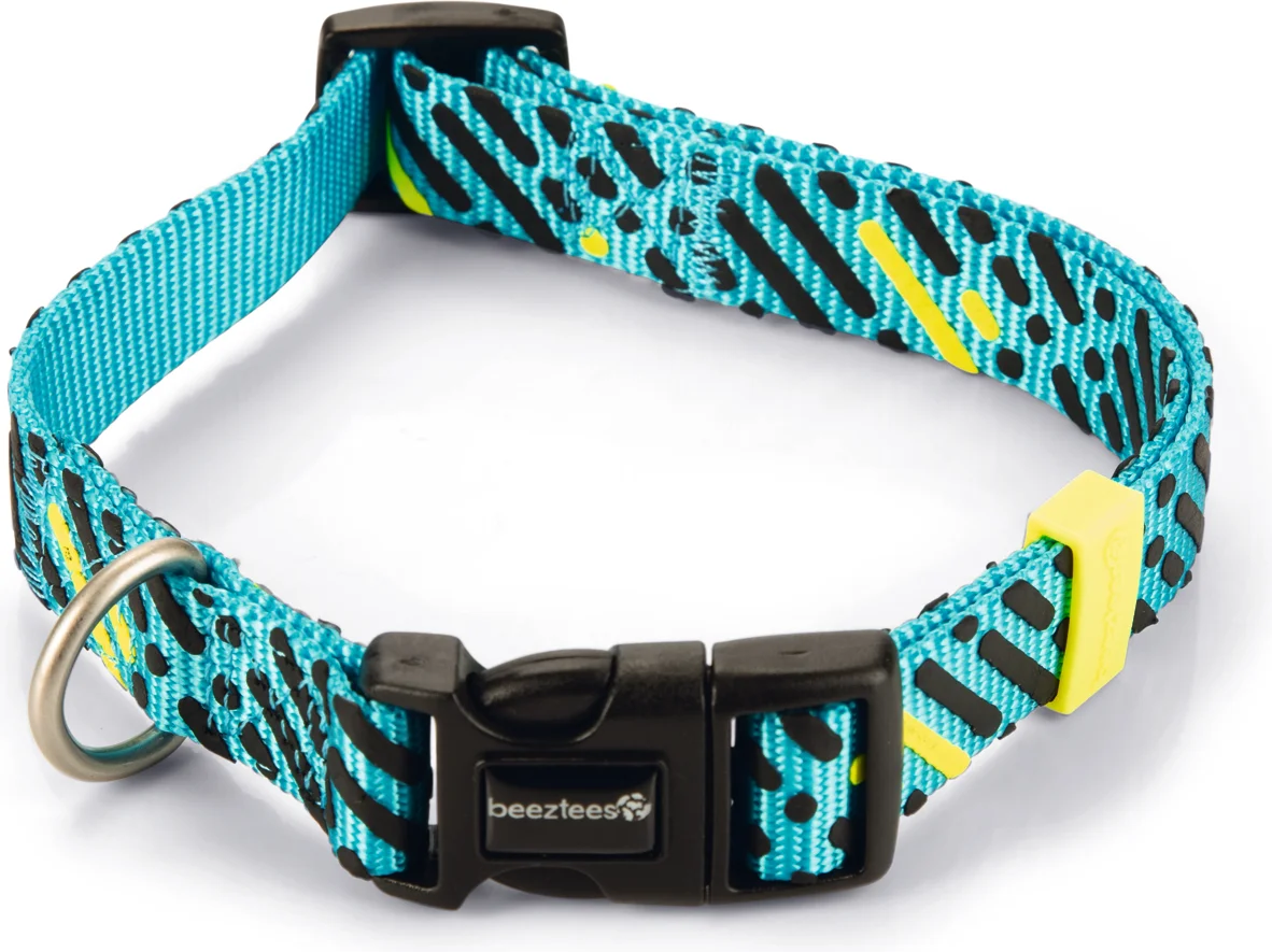 Beeztees hondenhalsband Memphis blauw 35-50 x 2 cm