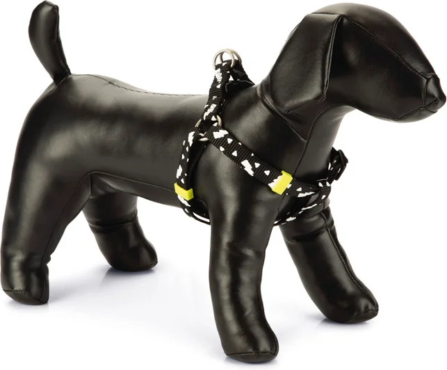 Beeztees hondentuig Thunder zwart 26-40 x 1 cm