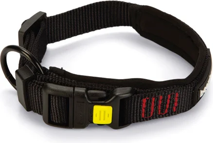 Beeztees hondenhalsband Parinca Premium zwart 30-35 x 2 cm