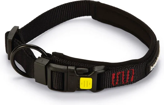 Beeztees hondenhalsband Parinca Premium zwart 40-45 x 2 cm