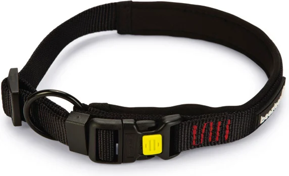 Beeztees hondenhalsband Parinca Premium zwart 45-50 x 2,5 cm