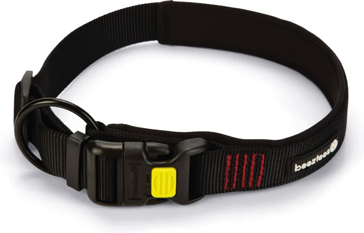 Beeztees hondenhalsband Parinca Premium zwart 60-65 x 3 cm