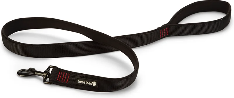 Beeztees hondenriem Parinca Premium zwart 120 x 2,5 cm