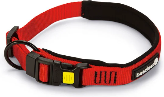 Beeztees hondenhalsband Parinca Premium rood 35-40 x 2 cm