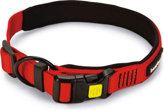 Beeztees hondenhalsband Parinca Premium rood 45-50 x 2,5 cm
