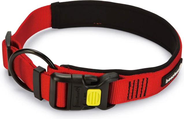 Beeztees hondenhalsband Parinca Premium rood 50-55 x 2,5 cm