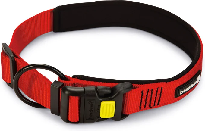 Beeztees hondenhalsband Parinca Premium rood 55-60 x 3 cm