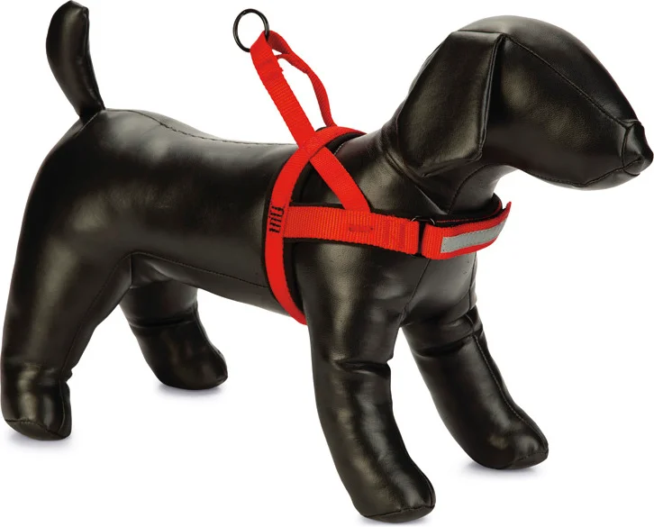 Beeztees hondentuig Parinca Premium Comfort rood 72-90 x 3 cm