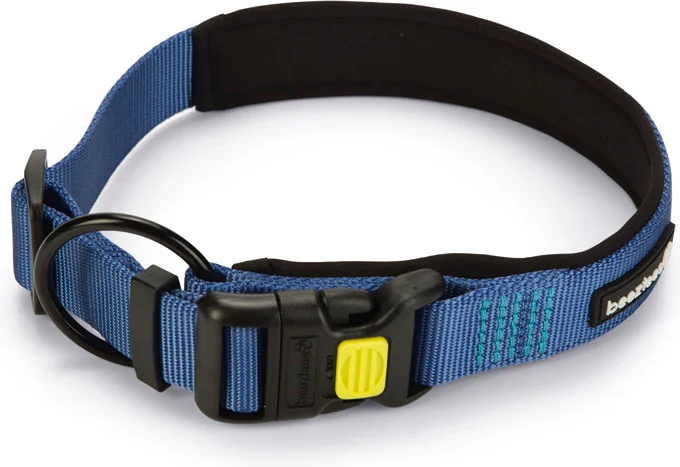 Beeztees hondenhalsband Parinca Premium blauw 55-60 x 3 cm