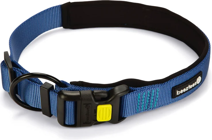 Beeztees hondenhalsband Parinca Premium blauw 60-65 x 3 cm