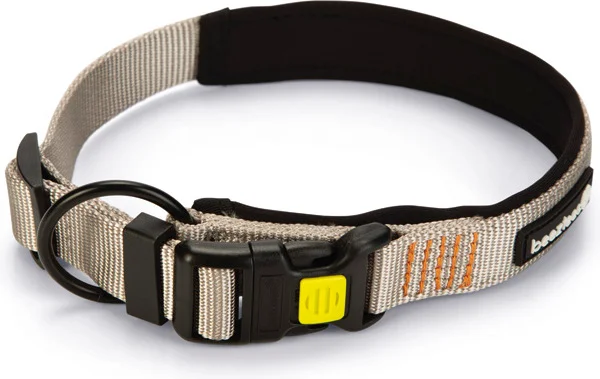 Beeztees hondenhalsband Parinca Premium grijs 45-50 x 2,5 cm
