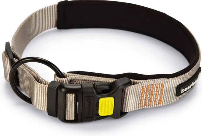 Beeztees hondenhalsband Parinca Premium grijs 55-60 x 3 cm