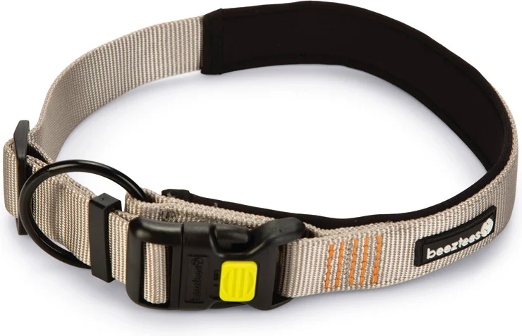 Beeztees hondenhalsband Parinca Premium grijs 60-65 x 3 cm