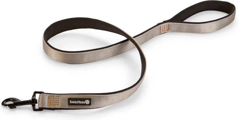Beeztees hondenriem Parinca Premium grijs 120 x 2,5 cm