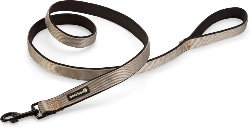 Beeztees hondenriem Parinca Premium grijs 180 x 2,5 cm