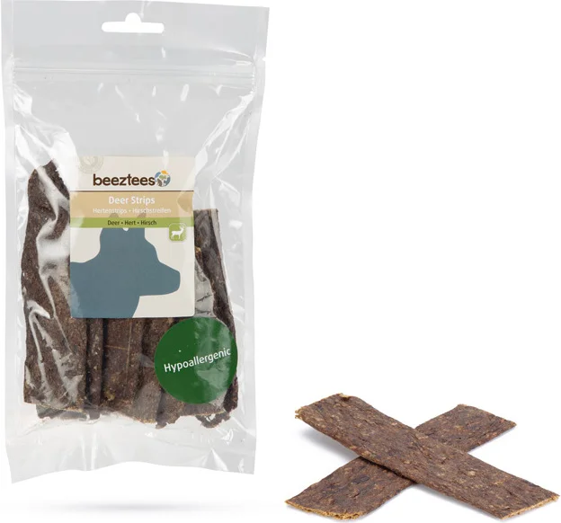 Beeztees kauwstaven Strips hert 150 g