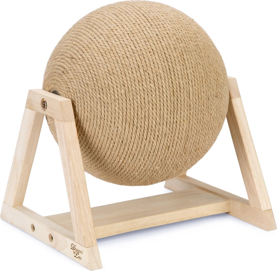 Designed by Lotte krabbol op voet Xem bruin 34 x 30 x 35,5 cm