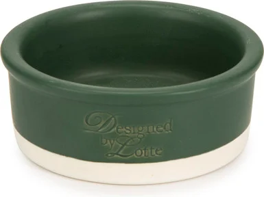 Designed by Lotte kattenvoerbak Joa groen D 12 H 4 cm