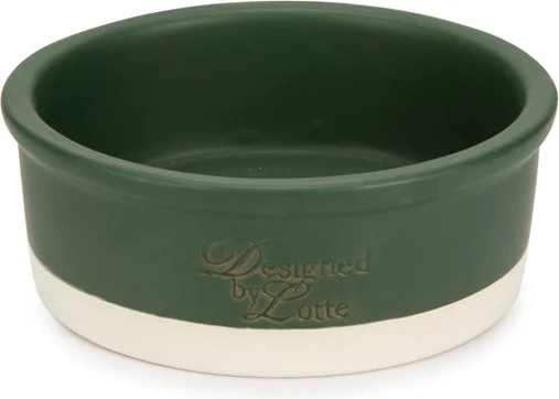 Designed by Lotte hondenvoerbak Joa groen D 16 H 6 cm