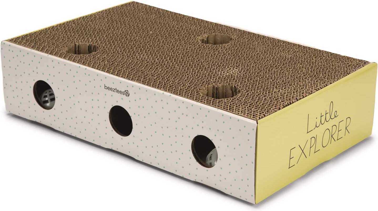 Beeztees krabkarton Riva bruin 25 x 42 x 10 cm