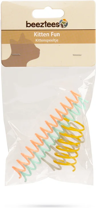 Beeztees speel springveer D 1,5 H 11 cm 4 stuks