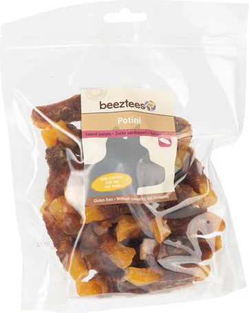 Beeztees hondensnack Potini sticks kip 400 g