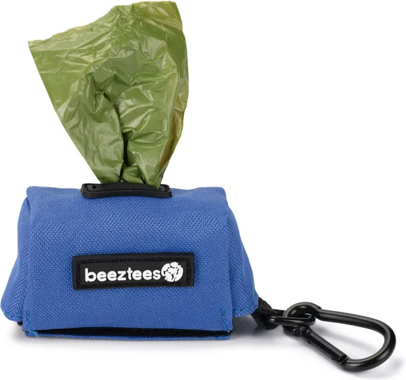 Beeztees poepzakhouder met poepzakjes Limpa blauw 7,5 x 3,5 x 4 cm