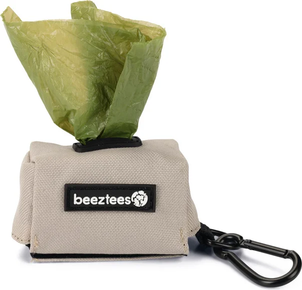 Beeztees poepzakhouder met poepzakjes Limpa grijs 7,5 x 3,5 x 4 cm