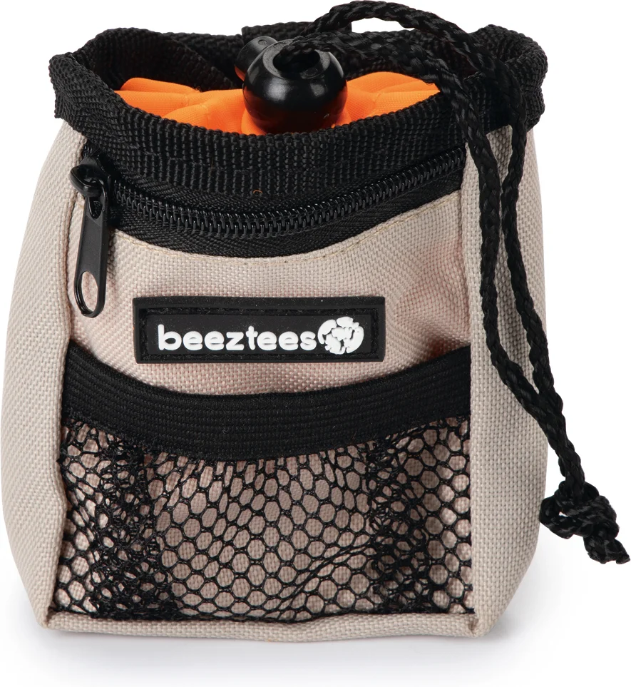 Beeztees poepzakje en beloningstasje Ordena grijs 8 x 4 x 10 cm
